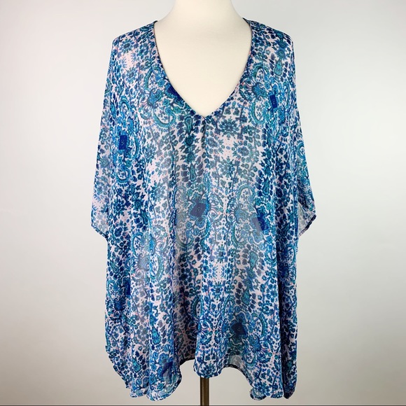 Show Me Your MuMu Tops - Show Me Your Mumu Sheer Top Size Small
